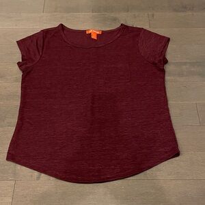 Joe Fresh Maroon Short Sleeve Tee
